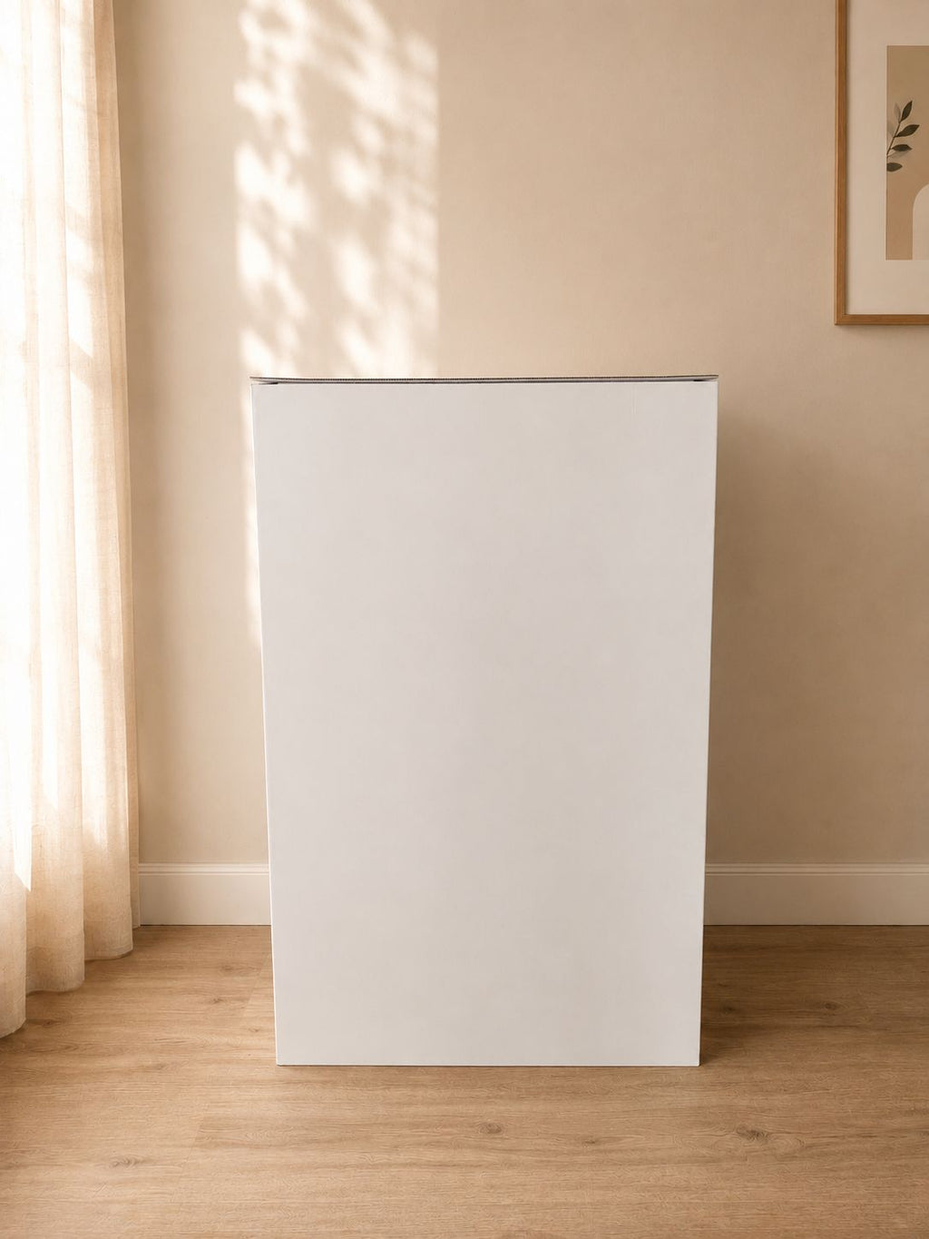 Cucina ad angolo in cartone – Forma a L 270 × 180 cm con frigorifero