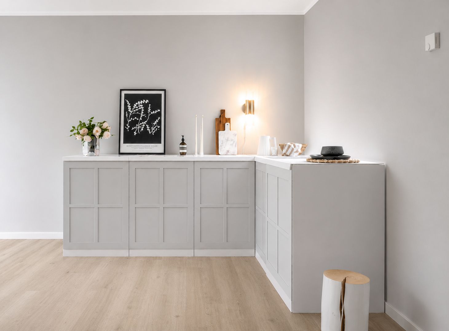 Cucina angolare Home Staging Smart L (5 varianti di colore)