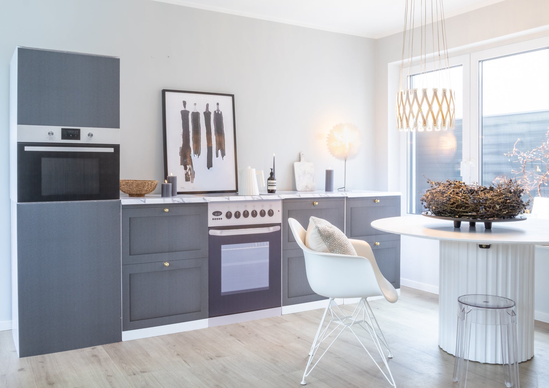 Modulo cucina LEEVI – Antracite | Modulo cucina per Home Staging