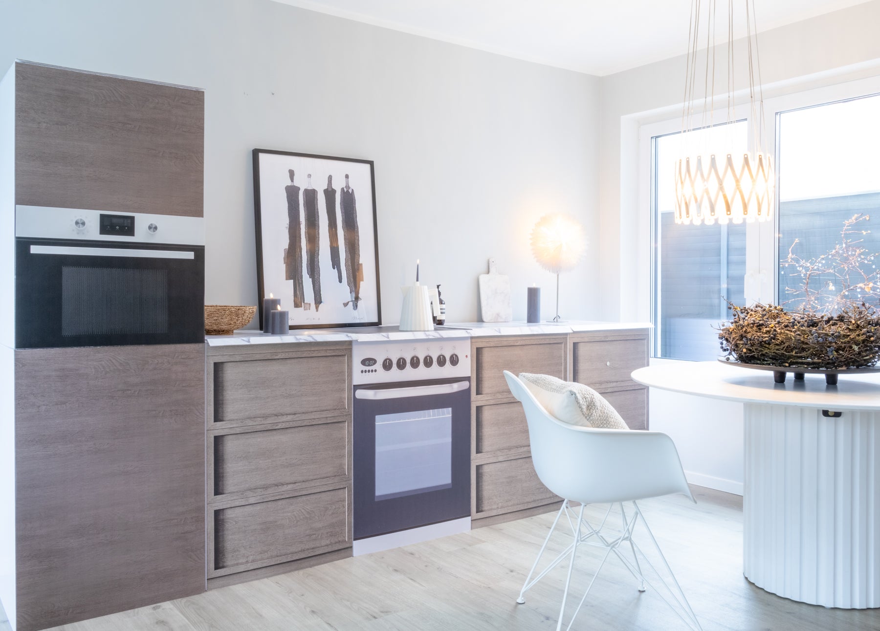 Modulo cucina KARLSSON effetto legno | Cucina per Home Staging