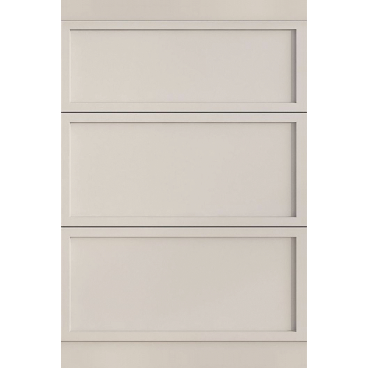 Küchenattrappe Schrank in Beige für Home Staging